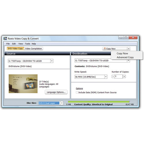Roxio Easy DVD Copy 4 Premier Software
