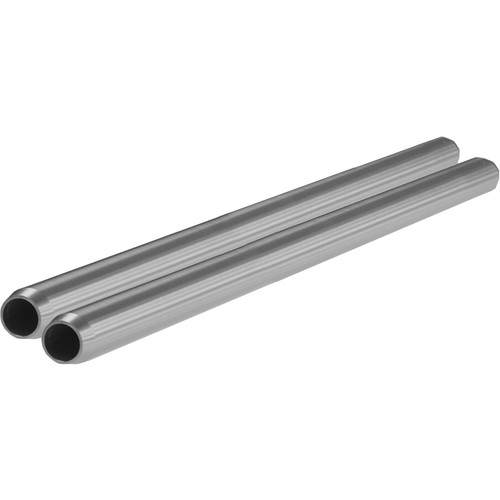 15mm Tiges en Alliage d'Aluminium (10 Pouces de Long) pour 15mm Tiges Support Rail 5mm Tige 15mm Tiges Accessoires DSLR Rig Stabilisant