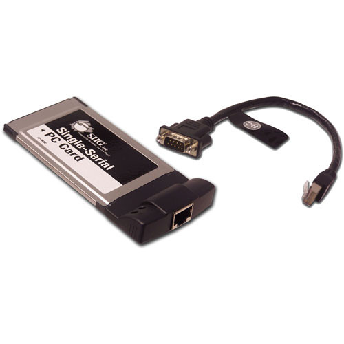 SIIG Single-Serial PC Card - 1-Port PCMCIA Serial Expansion Card