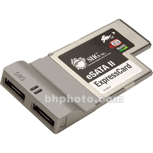 SIIG 2-Port eSATA II ExpressCard/54 Adapter