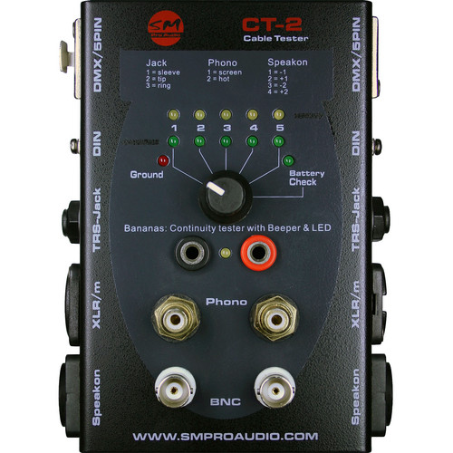 SM Pro Audio CT-2 Cable Tester