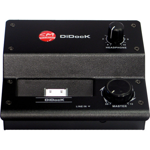 SM Pro Audio DIDock: DI Box For Apple iPod & MP3 Players (Ebony)