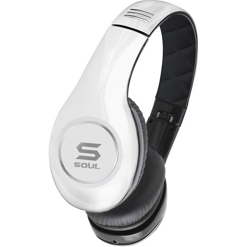 Soul by Ludacris SL150 Pro Hi-Definition On-Ear Headphones (Black & White)