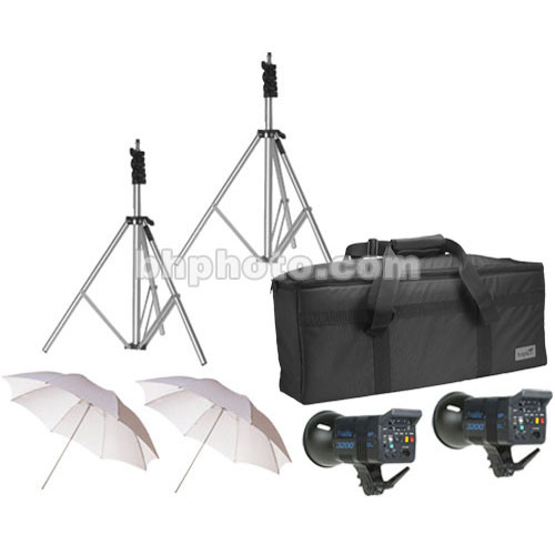 SP Studio Systems Excalibur 3200 2-Light Lighting Kit with Case