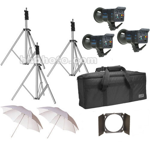 SP Studio Systems Excalibur SP3200 3 Light Kit (120VAC)
