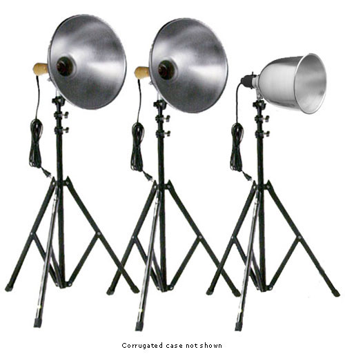 SP Studio Systems SPSLK8 Three Flood Light Kit (120VAC)
