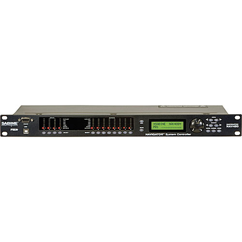 Sabine Navigator NAV480 - Multi-FunctionDSP System Processor - Front Panel Display