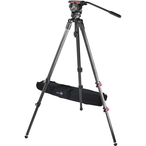 Sachtler Telescopic Tripod TT 75/2 CF with FSB 6 Fluid Head