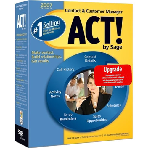 Sage Software Upgrade to Act! 2007 Contact and Customer Manager Software for Windows
