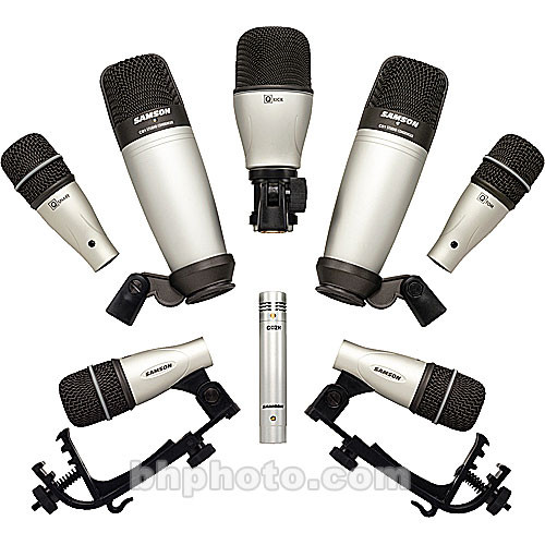 Samson 8-Piece Drum Microphone Kit SADK8 B&H Photo Video