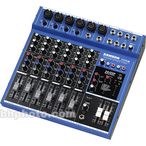 Samson MDR8 - 8 Input Stereo Desktop Mixer