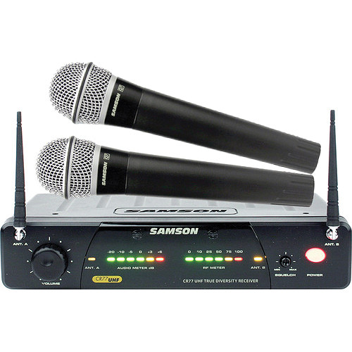 Samson Concert 277 - Dual Channel Handheld Wireless Microphone System