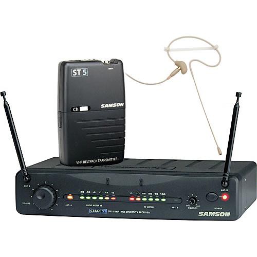 Samson Stage 55 True Diversity Wireless Earset System (Channel 19 / 175.0 MHz)