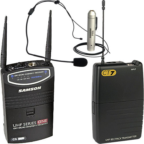 Samson UM1/77 Headset Microphone Combo System (U3 803.125 MHz)