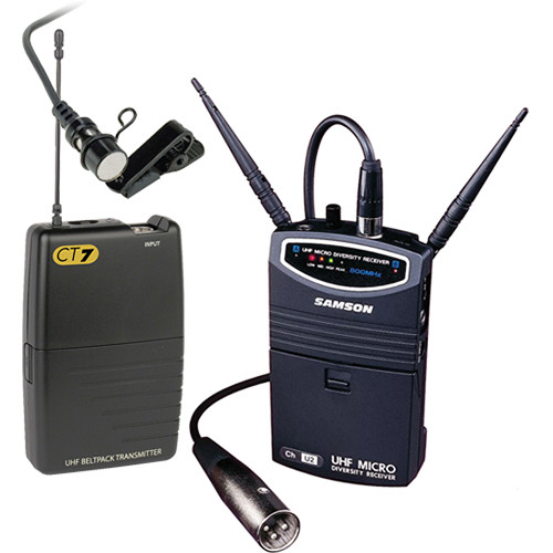Samson UM1 Portable Wireless Lavalier Microphone System (Frequency N1- 642.375 MHz)