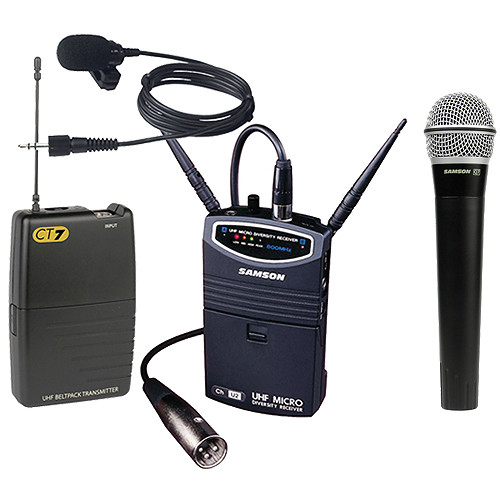 Samson UM1 Portable Handheld & Lavalier Kit