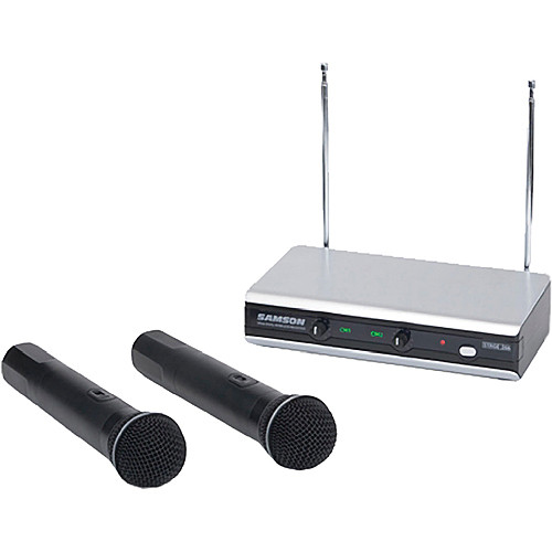 Samson Stage 266 Dual Handheld Wireless Microphone System VHF Ch. 11