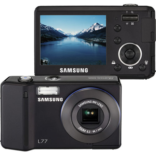 Samsung L77 Digital Camera (Black)