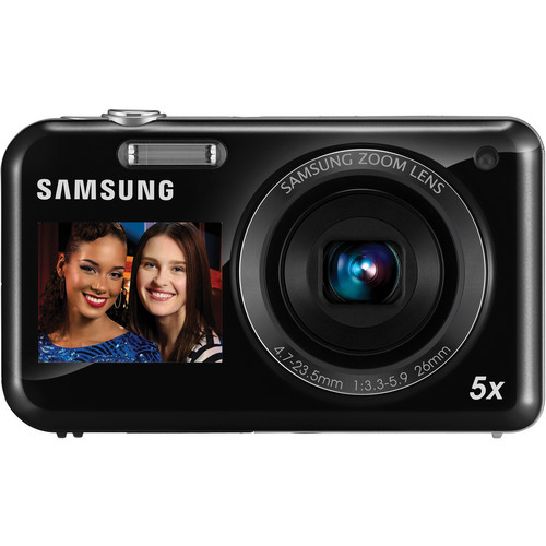 Samsung PL120 DualView Digital Camera (Black)