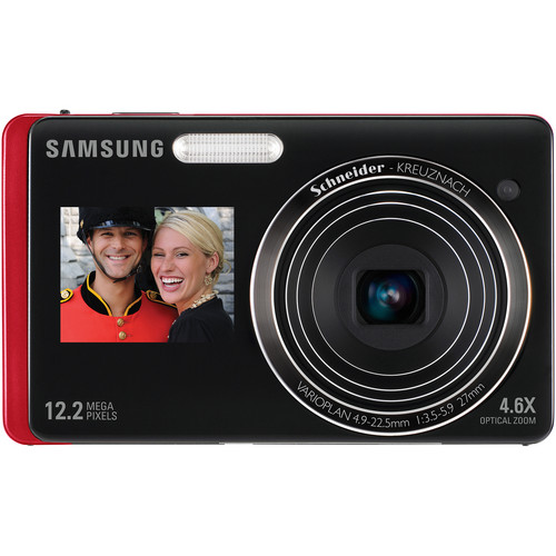 Samsung DualView TL220 Digital Camera (Red)