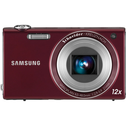 Samsung WB210 Digital Camera (Burgundy)