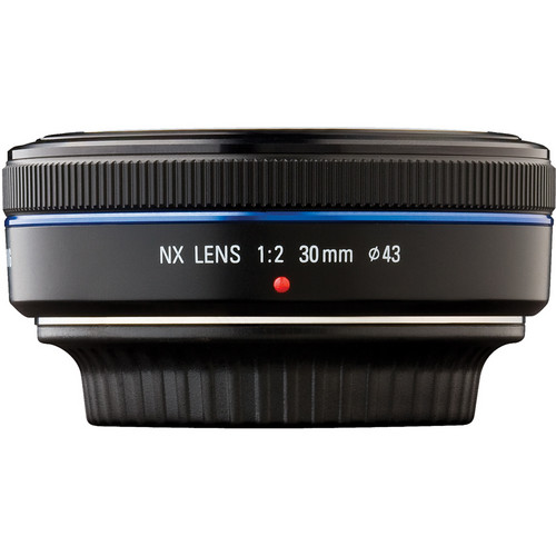 Samsung 30mm f/2.0 NX Pancake Lens (Black)