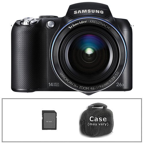 Samsung HZ50W Digital Camera with Basic Accessory Kit (Black)