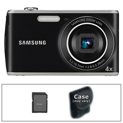 Samsung PL90 Digital Camera with Basic Accessory Kit (Gray)