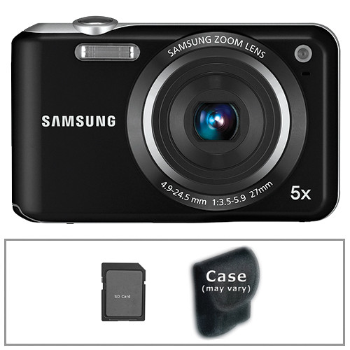 Samsung SL50 Digital Camera with Basic Accessory Kit (Black)