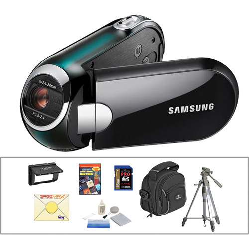 Samsung SMX-C14 Memory Camcorder  Advanced Kit (Blue)