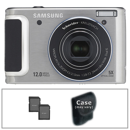 Samsung TL320 Point-and-Shoot Digital Camera with Basic Accessory Kit (Silver)