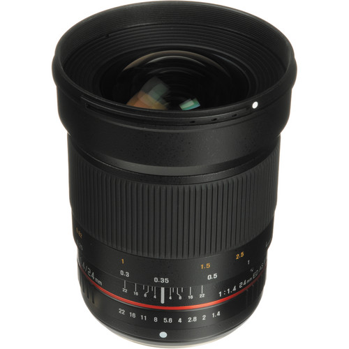 Samyang 24mm f/1.4 ED AS UMC Wide-Angle Lens for Olympus Four-Thirds