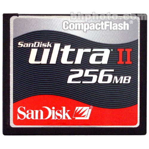 SanDisk 256MB Ultra II CompactFlash Card
