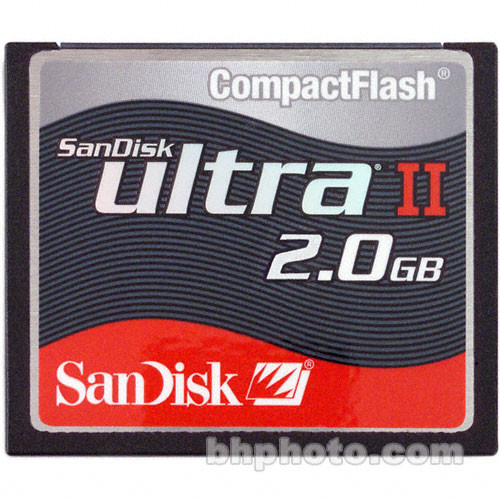 SanDisk 2GB Ultra II CompactFlash Card