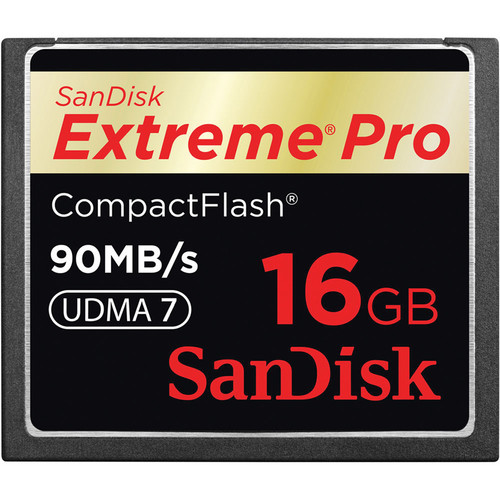 SanDisk 16GB CompactFlash Memory Card Extreme Pro 600x UDMA