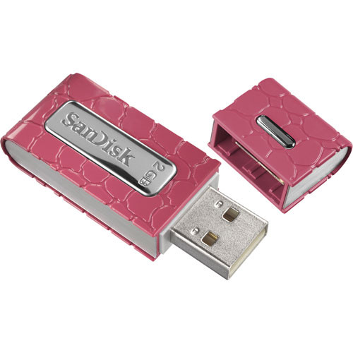 フラッシュドライブ SanDisk Cruzer Gator USB Flash Drive - 2GB SDCZP-2048-A11 B&H