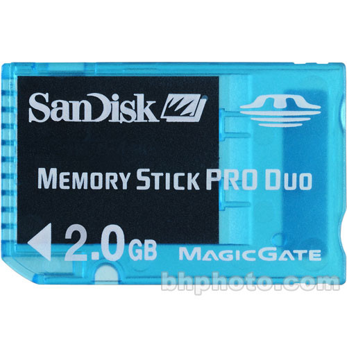 SanDisk 2GB Memory Stick PRO Duo Gaming Memory Card