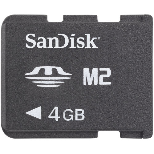 SanDisk 4GB Memory Stick Micro (M2)