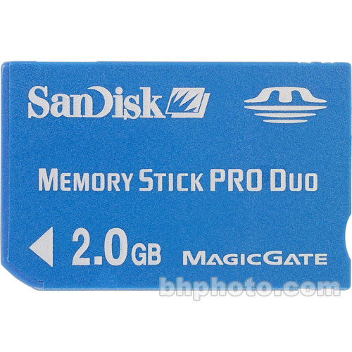 SanDisk 2GB Memory Stick PRO Duo