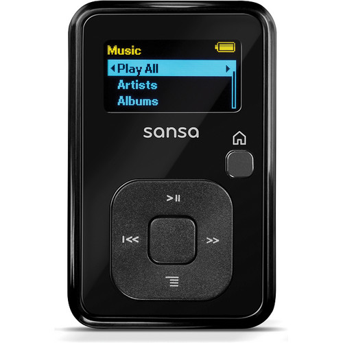 SANDISK 4GB Sansa Clip+ MP3 Player (Sleek Black)