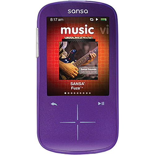 SanDisk 8GB Sansa Fuze+ MP3 Player Purple