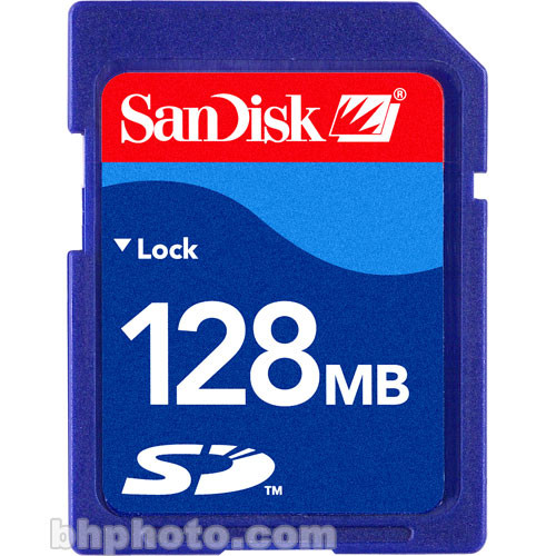 SanDisk 128MB Secure Digital Card