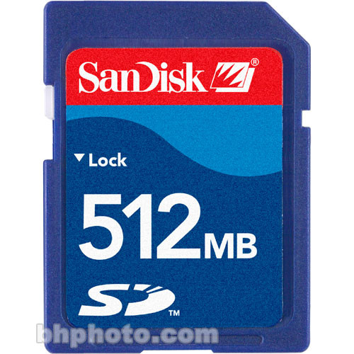 SanDisk 512MB Secure Digital Card