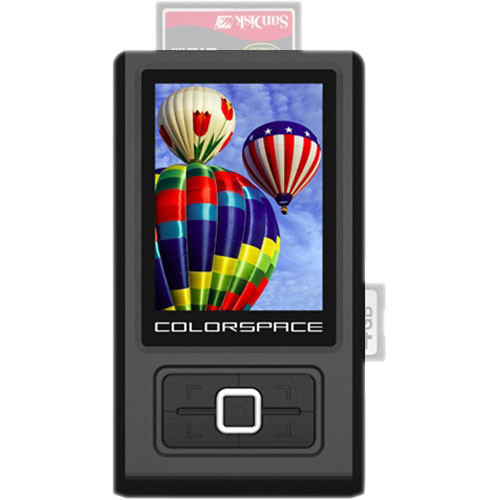 Sanho 40GB HyperDrive COLORSPACE O Portable Memory Card Reader