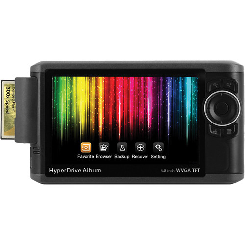 Sanho 320GB HyperDrive Album Portable Memory Card Reader