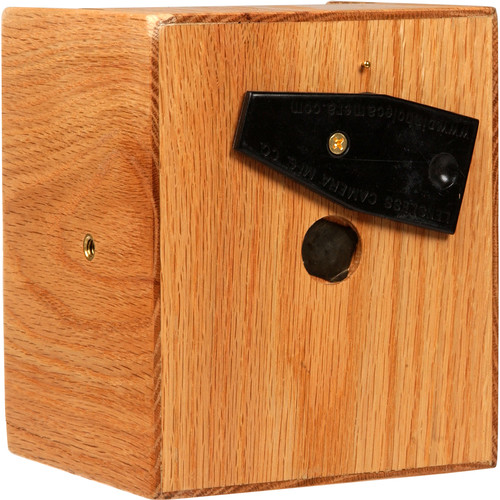 Lensless 4 x 5" Pinhole Camera (50mm / 2" Super Wide-Angle, Red Oak Wood)