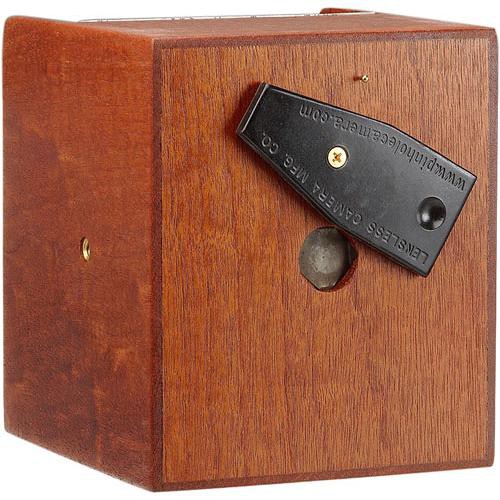 Lensless 4 x 5" Pinhole Camera (75mm / 3" Wide-Angle, Teak)
