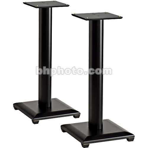SANUS NF24B Natural Foundations 24" Speaker Stand Pair (Black)