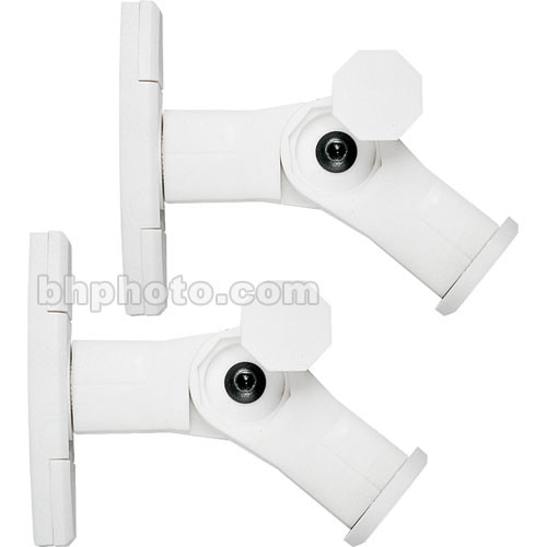 SANUS WMS3W Wall/Ceiling Mount Bracket for Satellite Speakers - Pair - White
