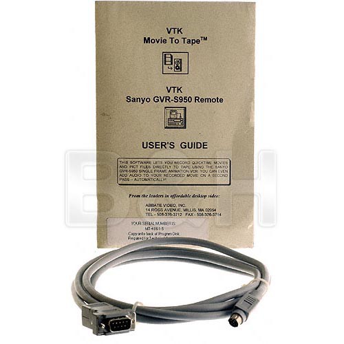 Sanyo MACPAC Macintosh Cable & Software